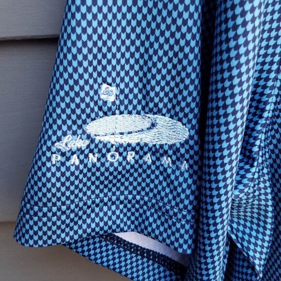 NWT Mens Cutter & buck Blue Black Golf Polo size XL - Picture 6 of 11